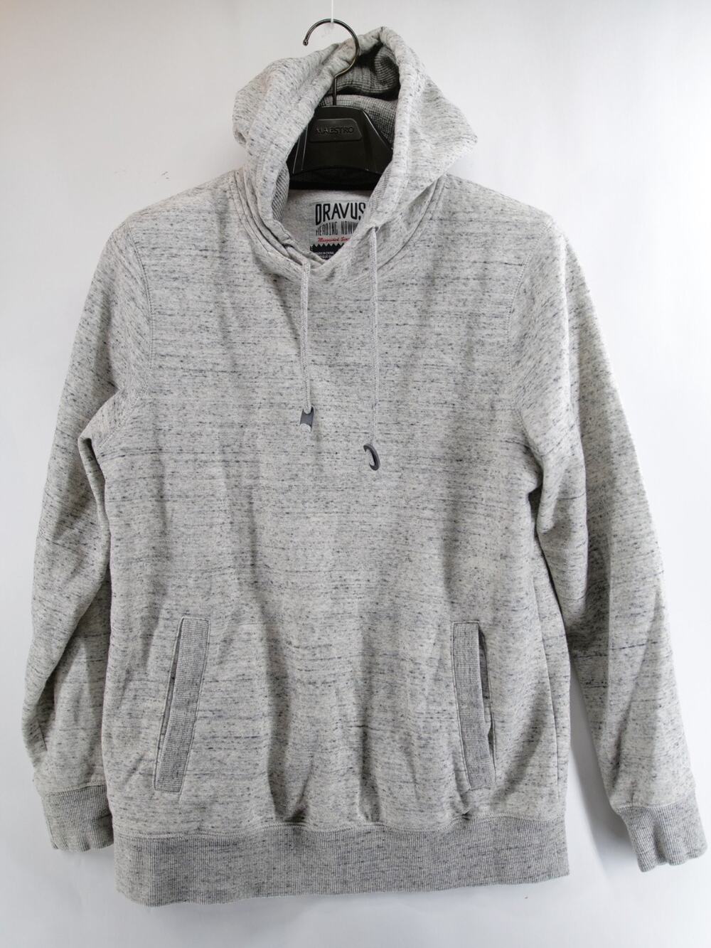 Dravus Sweatshirt Mens Medium Hooded Gray Hoodie